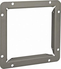 Cooper B-Line - 6 Inch Wide x 6 Inch High, Rectangular Raceway Flange - Gray, For Use with Lay In Wireways, Type 1 Screw Cover Wireway - Americas Industrial Supply