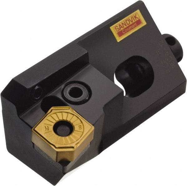 Sandvik Coromant - Series T-Max P, Left Hand, PCFNR/L..CA Toolholder Compatibility, CNMG 12 04 08, CNMG 432 Insert Compatibility, Indexable Turning Cartridge - Lever Holding Method, 63mm OAL - Americas Industrial Supply