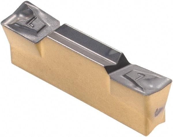 Iscar - 4004HFPL Grade IC830, 4mm Cutting Width Carbide Grooving Insert - 2mm Max Depth of Cut, Left Hand, 0.4mm Corner Radius, TiAlN Finish - Americas Industrial Supply