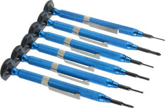 Moody Tools - 6 Piece Phillips, Screw Extractor, Slotted Screwdriver Set - Americas Industrial Supply