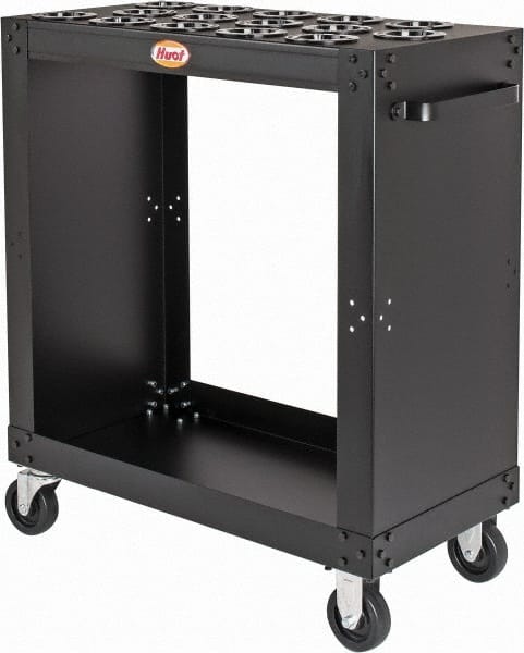 Huot - 15 Tool Capacity, 50 Taper Size SpeedyScoot CNC Tool Cart - Americas Industrial Supply