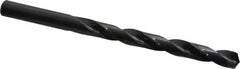 Cleveland - 5/16" 135° High Speed Steel Jobber Drill - Bright Finish, Right Hand Cut, Spiral Flute, Straight Shank, 4-1/2" OAL, Split Point - Americas Industrial Supply