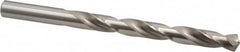 Cleveland - 25/64" 135° High Speed Steel Jobber Drill - Bright Finish, Right Hand Cut, Spiral Flute, Straight Shank, 5-1/8" OAL, Split Point - Americas Industrial Supply