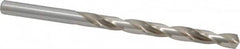 Cleveland - Letter F 135° High Speed Steel Jobber Drill - Bright Finish, Right Hand Cut, Spiral Flute, Straight Shank, 4-1/8" OAL, Split Point - Americas Industrial Supply