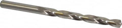 Cleveland - Letter J 135° High Speed Steel Jobber Drill - Bright Finish, Right Hand Cut, Spiral Flute, Straight Shank, 4-1/8" OAL, Split Point - Americas Industrial Supply