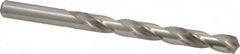 Cleveland - Letter V 135° High Speed Steel Jobber Drill - Bright Finish, Right Hand Cut, Spiral Flute, Straight Shank, 5" OAL, Split Point - Americas Industrial Supply