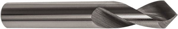 Precision Twist Drill - 3/8" Body Diam, 90°, 3" OAL, Solid Carbide Spotting Drill - Americas Industrial Supply