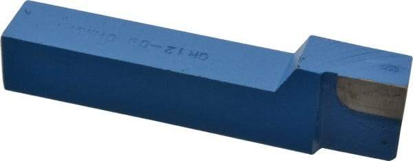 Interstate - 3/4 x 3/4" Shank, Offset Side Cutting Single Point Tool Bit - GR-12, Grade C6 - Exact Industrial Supply