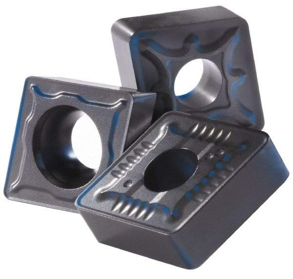 Walter - TNMA332 Grade VP1510 Carbide Turning Insert - TiCN/Al2O3/TiN Finish, 60° Triangle, 3/8" Inscr Circle, 3/16" Thick, 1/32" Corner Radius - Americas Industrial Supply