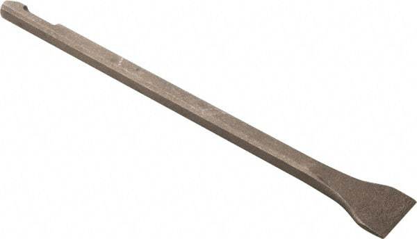 Ingersoll-Rand - 1" Head Width, 12" OAL, 1-1/8" Shank Diam, Scaling Chisel - CP Shank, Steel - Americas Industrial Supply