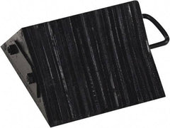 Vestil - 10" Wide x 5-1/2" High x 10" Deep, Rubber Wheel Chock - Americas Industrial Supply