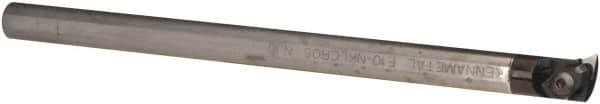 Kennametal - NP.., 5° Lead Angle E-NKLC Internal Right Hand Indexable Profiling Toolholder - 5/8" Shank Width, 10" Long, Carbide, Through Coolant - Americas Industrial Supply