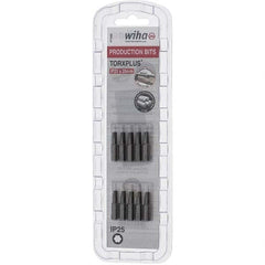 Wiha - 1/4" Drive IP25 Torx Plus Screwdriver Bit - 1" OAL, Insert Bit - Americas Industrial Supply