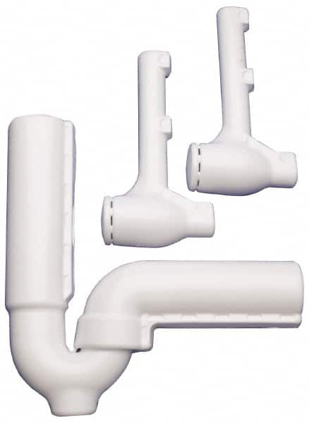 Federal Process - 1-1/2 Inch Pipe, Protect-a-trap Offset Cover Only - White, PVC - Americas Industrial Supply