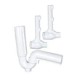 Federal Process - 1-1/2 Inch Pipe, Protect-a-trap Cover - White, PVC - Americas Industrial Supply