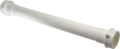 Federal Process - Sink Tailpiece and Extension Tube - White, PVC - Americas Industrial Supply