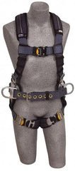 DBI/SALA - 420 Lb Capacity, Size S, Full Body Construction Safety Harness - Polyester Webbing, Side D-Ring, Quick Connect Leg Strap, Quick Connect Chest Strap - Americas Industrial Supply