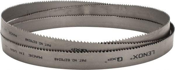 Lenox - 4 to 6 TPI, 11' 6" Long x 1-1/4" Wide x 0.042" Thick, Welded Band Saw Blade - Bi-Metal, Toothed Edge, Raker Tooth Set, Flexible Back, Contour Cutting - Americas Industrial Supply