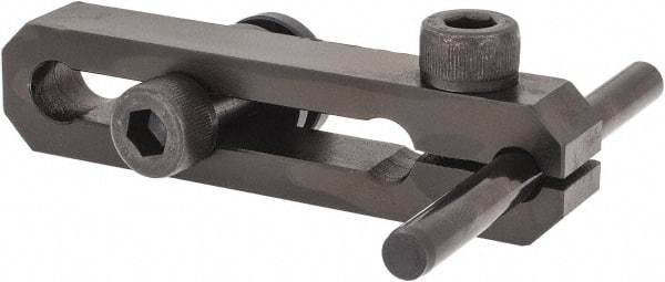 Kurt - 1 Piece M8x1.25 Vise Work Stop - Steel, 3" Long, 2-1/2" Wide - Americas Industrial Supply