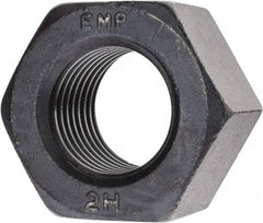 Value Collection - 2 - 4-1/2 UNC Steel Right Hand Heavy Hex Nut - 3-1/8" Across Flats, 1-31/32" High, Uncoated, 2B Class of Fit - Americas Industrial Supply