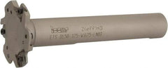 Iscar - Shank Connection, 1/8" Cutting Width, 7/16" Depth of Cut, 1-1/2" Cutter Diam, 3 Tooth Indexable Slotting Cutter - 5/8" Shank Diam, ETS-LN08 Toolholder, LNET Insert, Right Hand Cutting Direction - Americas Industrial Supply