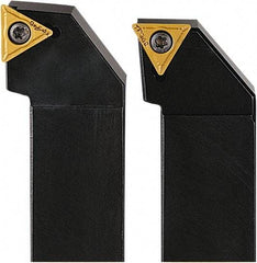 Seco - STFC, Right Hand Cut, 90° Lead Angle, 12mm Shank Height x 12mm Shank Width, Neutral Rake Indexable Turning Toolholder - 80mm OAL, TC..1102.. Insert Compatibility, Series Screw Lock - Americas Industrial Supply
