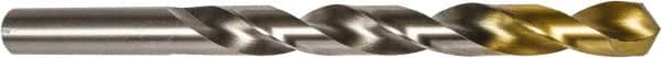 DORMER - 6mm 118° High Speed Steel Jobber Drill - TiN Finish, Right Hand Cut, Spiral Flute, Straight Shank, 93mm OAL, Split Point - Americas Industrial Supply