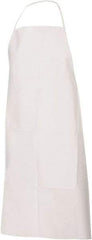 PRO-SAFE - Size S Film Laminate Chemical Resistant Coveralls - White, Zipper Closure, Elastic Cuffs, Elastic Ankles, Serged Seams, ISO Class 5 - Americas Industrial Supply