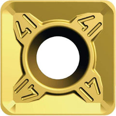 Kennametal - SDMT120412 41 Grade KCSM40 Carbide Milling Insert - TiN Finish, 4.75mm Thick, 1/2" Inscribed Circle, 1.19mm Corner Radius - Americas Industrial Supply