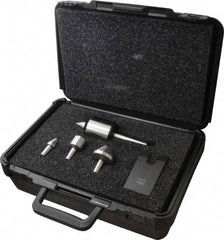 Riten - 4 Point, 100 Lb Max Workpiece, Bull Nose, Female, Standard & Tracer Points, Hardened Tool Steel, Live Center & Point Set - 2MT Taper, Interchangeable - Americas Industrial Supply