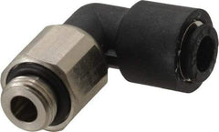 Legris - 6mm Outside Diam, 1/8 BSPP, Nylon Push-to-Connect Tube Male Swivel Elbow - 290 Max psi, Tube to Male BSPP Connection, Buna Nitrile O-Ring - Americas Industrial Supply