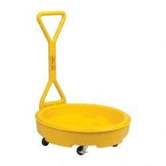Eagle - Mobile Spill Containment Type: Wheeled Drum Tray w/Handle Number of Drums: 1 - Americas Industrial Supply