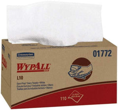 WypAll - Dry General Purpose Wipes - Pop-Up, 10-1/4" x 9" Sheet Size, White - Americas Industrial Supply