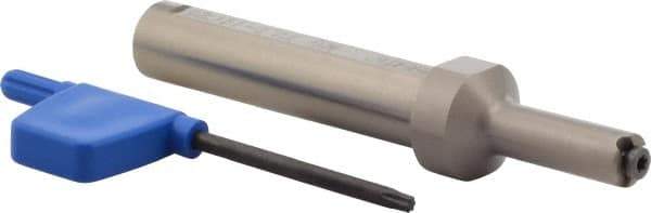 Iscar - MG, Internal, Right Hand, 0.09" Max Depth of Cut, 0.02 to 0.118" Groove Width, Indexable Grooving Tool Holder - GIQR/L 11 Insert Compatibility, 1/2" Shank Width, 3.62" OAL, Through Coolant - Americas Industrial Supply