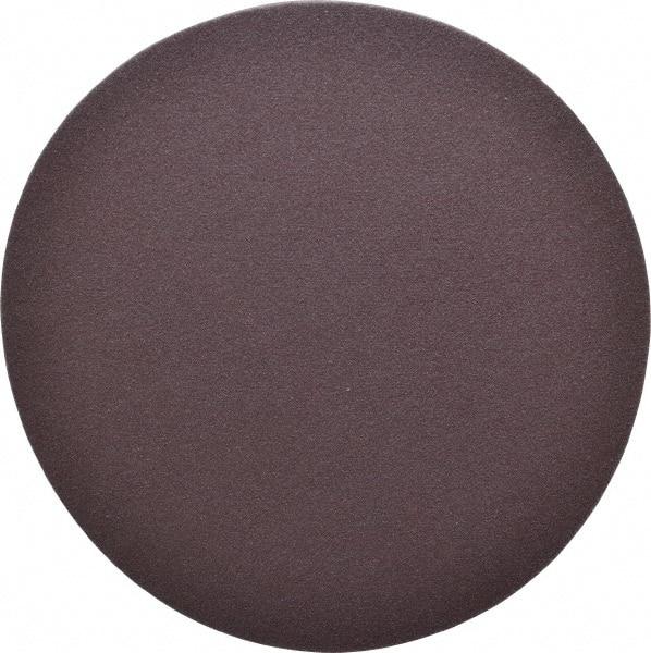 Norton - 6" Diam, 180 Grit Aluminum Oxide Adhesive PSA Disc - Fine Grade, Brown, X Weighted Backing, Flexible - Americas Industrial Supply