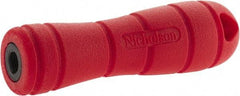 Nicholson - 4-1/8" Long, Screw On, Plastic File Handle - For Use with 6, 8 & 10" Files - Americas Industrial Supply