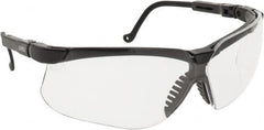 Uvex - Clear Lenses, Framed Safety Glasses - Scratch Resistant, Adjustable Temples, Size Universal, Wrap Around - Americas Industrial Supply