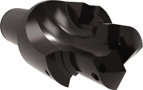 Allied Machine and Engineering - AND10050, MS 33649, SAE AS5202 Standard, 1-5/16-12, 16 Tube Dash Number, 60° Porting Angle, 1.336" Pilot Diam, 1-1/4" Shank Diam, Indexable Spade Blade Insert Porting Tool - 2 Porting Inserts, 5.046" Overall Length - Americas Industrial Supply