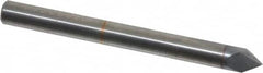 Accupro - 3/16" Diam 2 Flute Single End Solid Carbide Chamfer Mill - Americas Industrial Supply