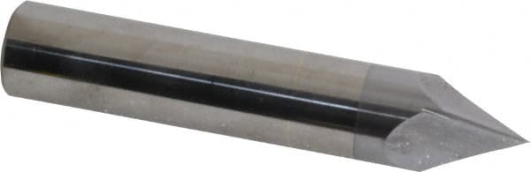 Accupro - 3/4" Diam 2 Flute Single End Solid Carbide Chamfer Mill - Americas Industrial Supply