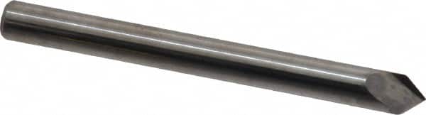 Accupro - 3/16" Diam 2 Flute Single End Solid Carbide Chamfer Mill - Americas Industrial Supply