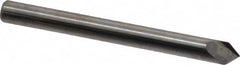 Accupro - 3/16" Diam 2 Flute Single End Solid Carbide Chamfer Mill - Americas Industrial Supply