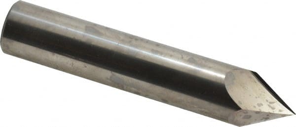 Accupro - 3/4" Diam 2 Flute Single End Solid Carbide Chamfer Mill - Americas Industrial Supply