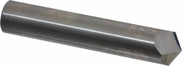 Accupro - 3/4" Diam 2 Flute Single End Solid Carbide Chamfer Mill - Americas Industrial Supply