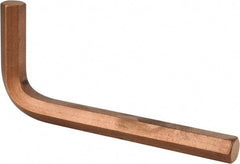 Ampco - 13mm Hex, Long Arm, Nonsparking Hex Key - 135mm OAL, Metric System of Measurement - Americas Industrial Supply