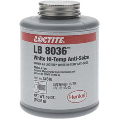 Loctite - 16 oz Brush Top High Temperature Anti-Seize Lubricant - Graphite, 2,000°F - Americas Industrial Supply