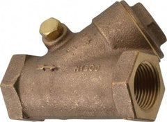 NIBCO - 3/4" Bronze Check Valve - Y-Pattern, FNPT x FNPT, 400 WOG - Americas Industrial Supply