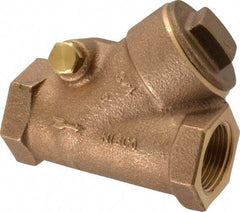 NIBCO - 3/4" Bronze Check Valve - Y-Pattern, FNPT x FNPT, 600 WOG - Americas Industrial Supply