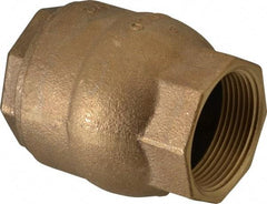 NIBCO - 1-1/2" Bronze Check Valve - Inline, FNPT x FNPT, 250 WOG - Americas Industrial Supply