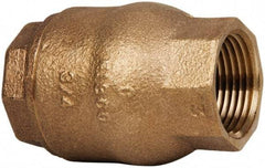 NIBCO - 3/4" Bronze Check Valve - Inline, FNPT x FNPT, 250 WOG - Americas Industrial Supply